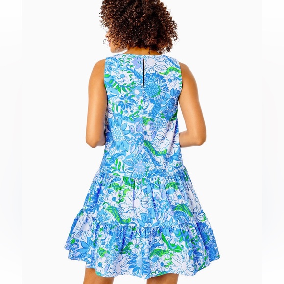 Lilly Pulitzer TRINA DRESS
“Frenchie blue suns out”🔥 - Picture 5 of 12